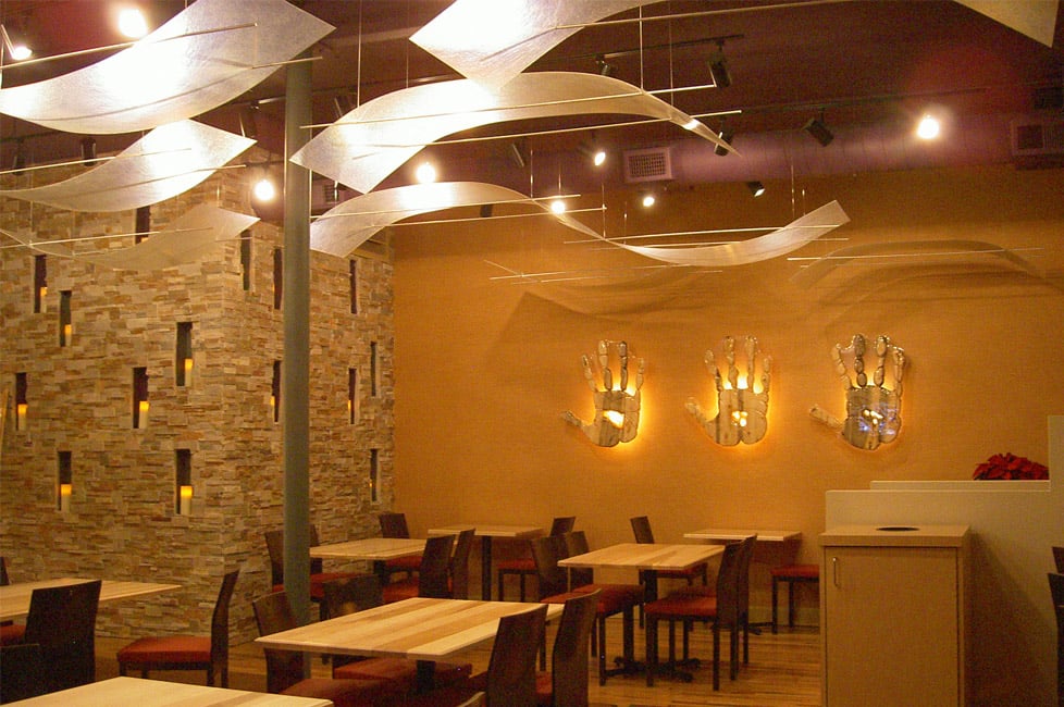 Interior of Tocabe restaurant